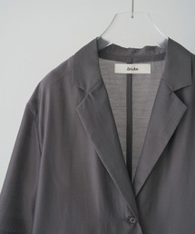 anuke（アンヌーク）の「Sheer Halfsleeve Jacket（テーラード