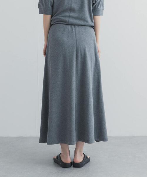 URBAN RESEARCH DOORS(アーバンリサーチドアーズ)の「モダールコットン裏毛イージースカート(スカート・レディース・ブラック/ホワイト系その他・FREE)」の12枚目の写真