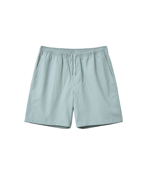 YALE(イェール)の「シアサッカー チェック ショーツ_ブルー(その他パンツ・レディース・その他・SMALL/MEDIUM/LARGE/X-LARGE)」の2枚目の写真