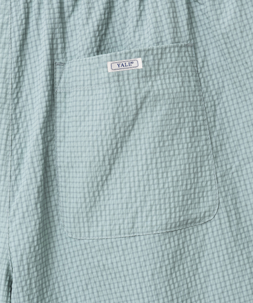 YALE(イェール)の「シアサッカー チェック ショーツ_ブルー(その他パンツ・レディース・その他・SMALL/MEDIUM/LARGE/X-LARGE)」の5枚目の写真