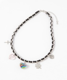 tiny tiny（ティニーティニー）の「スエードコンビネックレス[tiny tiny(ティニーティニー)]（ネックレス）」