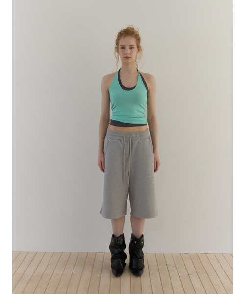ASURA（アスラ）の「CURVE HALTER SLEEVELESS (MINT)（Tシャツ/カットソー・レディース・その他・OS）」の2枚目の写真