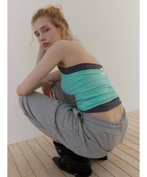 ASURA（アスラ）の「CURVE HALTER SLEEVELESS (MINT)（Tシャツ/カットソー・レディース・その他・OS）」の5枚目の写真