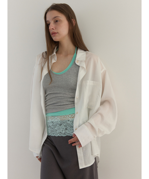 ASURA（アスラ）の「CURVE HALTER SLEEVELESS (MINT)（Tシャツ/カットソー・レディース・その他・OS）」の10枚目の写真