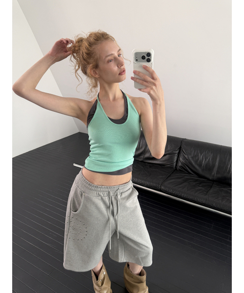 ASURA（アスラ）の「CURVE HALTER SLEEVELESS (MINT)（Tシャツ/カットソー・レディース・その他・OS）」の11枚目の写真