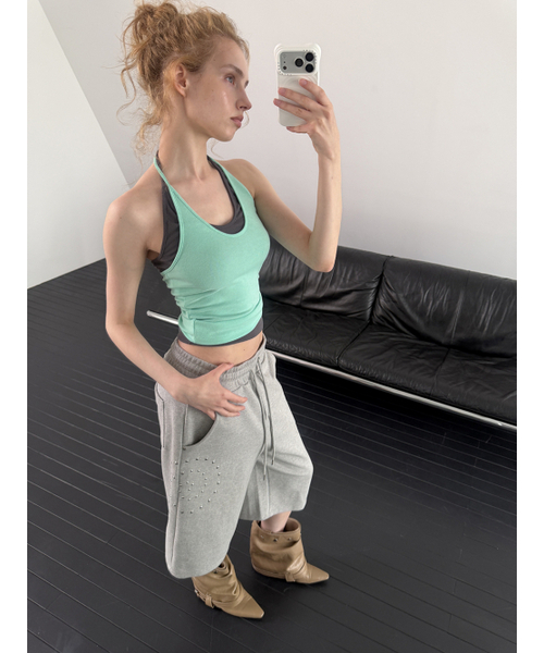 ASURA（アスラ）の「CURVE HALTER SLEEVELESS (MINT)（Tシャツ/カットソー・レディース・その他・OS）」の12枚目の写真