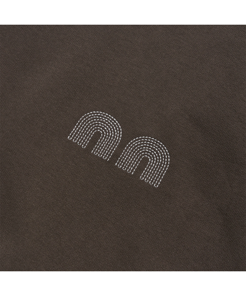 NOT NEW（ナットニュー）の「Basic nn Sweatshirt Brown（スウェット・レディース・ブラウン・1/2）」の3枚目の写真