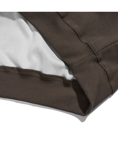NOT NEW（ナットニュー）の「Basic nn Sweatshirt Brown（スウェット・レディース・ブラウン・1/2）」の4枚目の写真