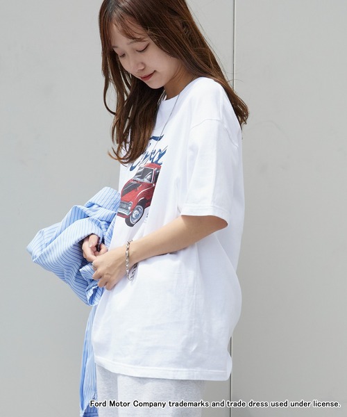 GOOD ROCK SPEED(グッドロックスピード)の「GOOD ROCK SPEED/グッドロックスピード Ford CAR グラフィックTシャツ 秋 秋服 2026年秋冬(Tシャツ/カットソー・メンズ・ホワイト・M/L/XL)」の20枚目の写真