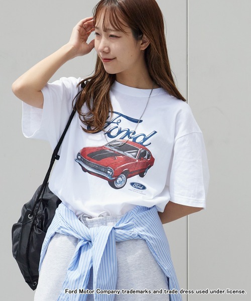 GOOD ROCK SPEED(グッドロックスピード)の「GOOD ROCK SPEED/グッドロックスピード Ford CAR グラフィックTシャツ 秋 秋服 2026年秋冬(Tシャツ/カットソー・メンズ・ホワイト・M/L/XL)」の17枚目の写真