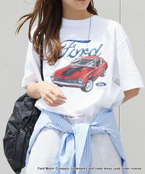 GOOD ROCK SPEED(グッドロックスピード)の「GOOD ROCK SPEED/グッドロックスピード Ford CAR グラフィックTシャツ 秋 秋服 2026年秋冬(Tシャツ/カットソー・メンズ・ホワイト・M/L/XL)」の15枚目の写真