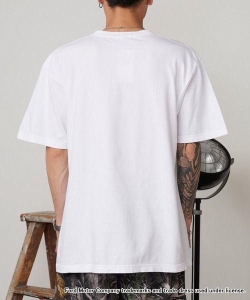 GOOD ROCK SPEED(グッドロックスピード)の「GOOD ROCK SPEED/グッドロックスピード Ford CAR グラフィックTシャツ 秋 秋服 2026年秋冬(Tシャツ/カットソー・メンズ・ホワイト・M/L/XL)」の3枚目の写真