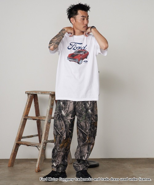 GOOD ROCK SPEED(グッドロックスピード)の「GOOD ROCK SPEED/グッドロックスピード Ford CAR グラフィックTシャツ 秋 秋服 2026年秋冬(Tシャツ/カットソー・メンズ・ホワイト・M/L/XL)」の9枚目の写真