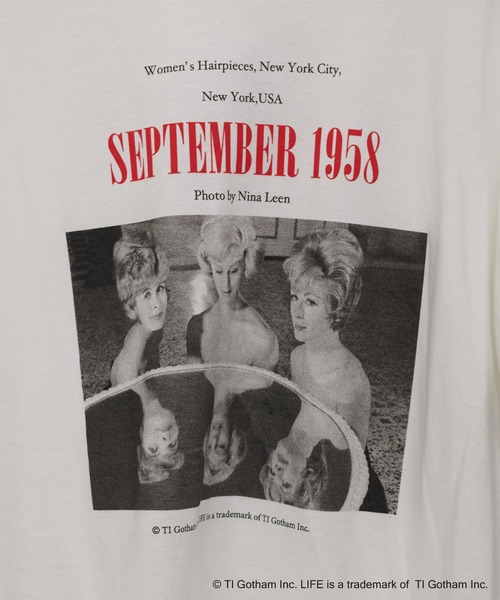 LARUTA(ラルータ)の「【LARUTA】LIFE PC フォトTシャツ(Tシャツ/カットソー・レディース・ホワイト・FREE)」の2枚目の写真