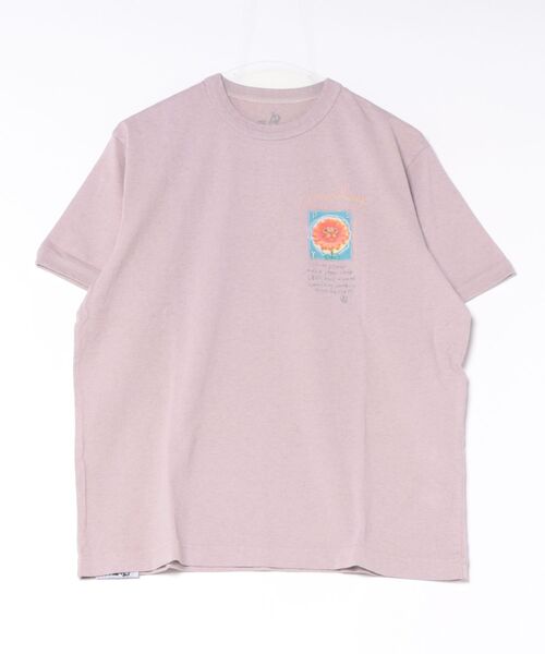 チチカカ（チチカカ）の「go slow caravan フラワーキャットリンガーTシャツ（Tシャツ/カットソー・レディース・パープル/イエロー・LARGE/MEDIUM）」の17枚目の写真
