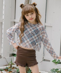 URBAN CHERRY（アーバンチェリー）の「【セパレート3点セット】チェックシアートップス+ギャザーキャミトップス+フリルパンツ水着（水着）」