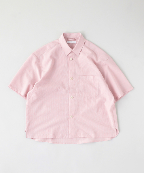 B.C STOCK(ベーセーストック)の「マイクロチェッククロップドシャツ(シャツ/ブラウス・メンズ・ブラック/ピンク/イエロー・LARGE/MEDIUM)」の3枚目の写真