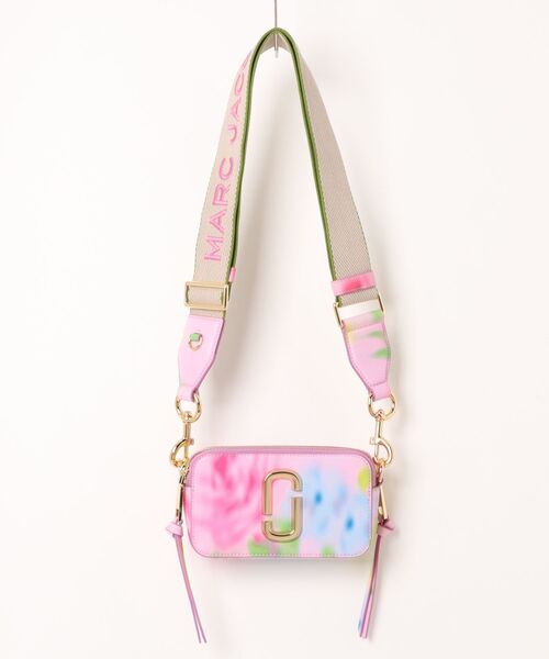 MARC JACOBS スナップショット ショルダーバッグ パステル NEW】THE BLURRED FLORAL SNAPSHOT/ザ ブラード フローラル スナップ