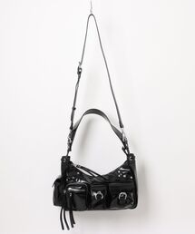 SIS（エスアイエス）の「SIS/エスアイエス/PU Leather Shoulder Bag（ショルダーバッグ）」