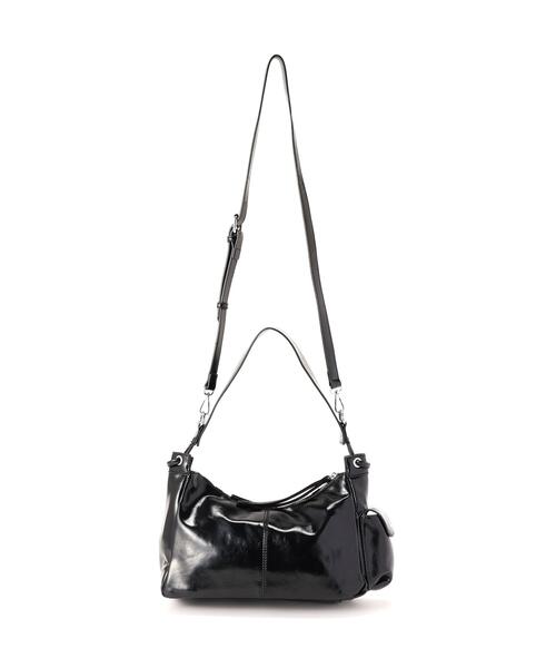 SIS(エスアイエス)の「SIS/エスアイエス/PU Leather Shoulder Bag(ショルダーバッグ・レディース・ブラック・F)」の15枚目の写真