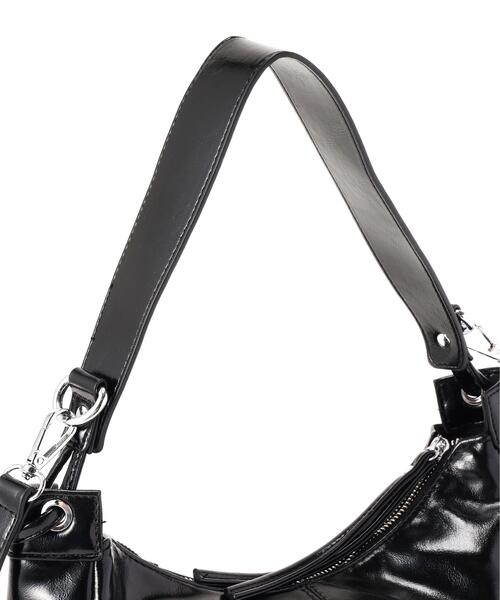 SIS(エスアイエス)の「SIS/エスアイエス/PU Leather Shoulder Bag(ショルダーバッグ・レディース・ブラック・F)」の11枚目の写真