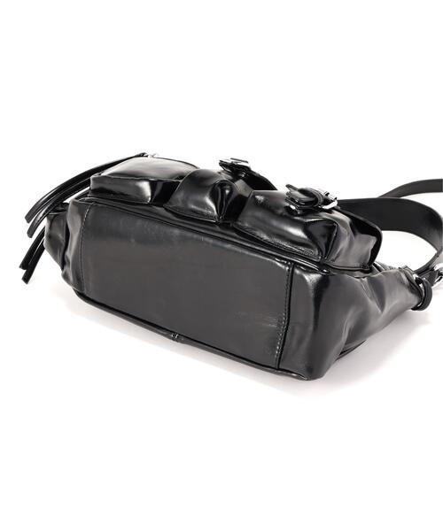 SIS(エスアイエス)の「SIS/エスアイエス/PU Leather Shoulder Bag(ショルダーバッグ・レディース・ブラック・F)」の3枚目の写真
