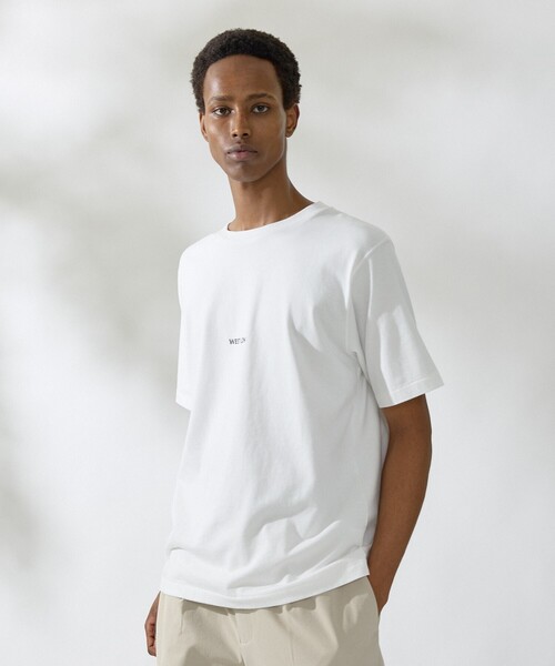 DESIGNWORKS(デザインワークス)の「ロゴプリント クルーネック Tシャツ -WEST LDN-(Tシャツ/カットソー・メンズ・ホワイト/ブラック・50/46/48)」の18枚目の写真