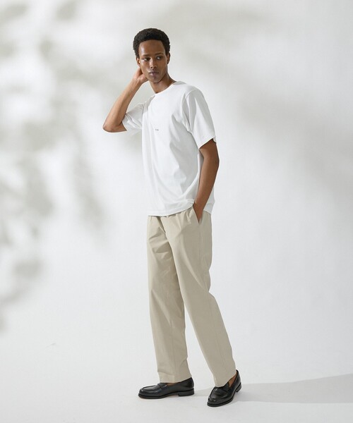 DESIGNWORKS(デザインワークス)の「ロゴプリント クルーネック Tシャツ -WEST LDN-(Tシャツ/カットソー・メンズ・ホワイト/ブラック・50/46/48)」の21枚目の写真
