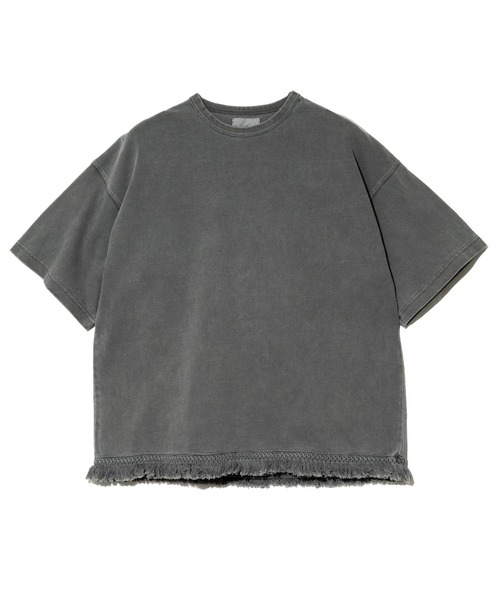Universal Style Wear(ユニバーサルスタイルウェア)の「Universal Style Wear/ユニバーサルスタイルウェア HAV-A-HANK fringe Tee(Tシャツ/カットソー・メンズ・カーキ/ブラック系その他2・X-LARGE/LARGE/MEDIUM)」の7枚目の写真