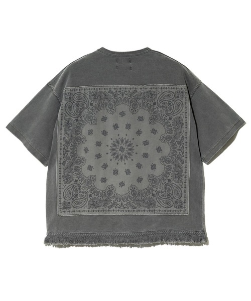 Universal Style Wear(ユニバーサルスタイルウェア)の「Universal Style Wear/ユニバーサルスタイルウェア HAV-A-HANK fringe Tee(Tシャツ/カットソー・メンズ・カーキ/ブラック系その他2・X-LARGE/LARGE/MEDIUM)」の8枚目の写真