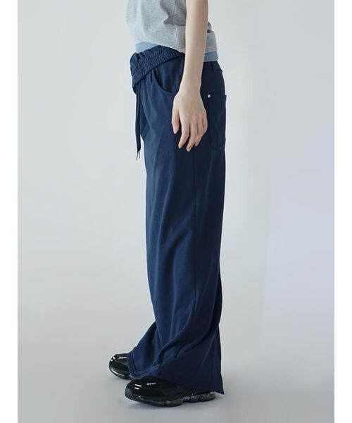 :ETHROF(イーサオブ)の「TURNED WAIST SWEAT SKIRT(スカート・レディース・ネイビー/グレー・MEDIUM)」の17枚目の写真