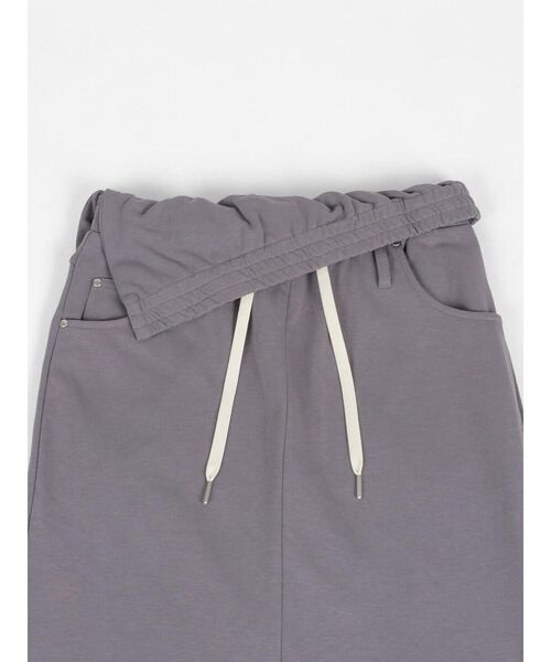:ETHROF(イーサオブ)の「TURNED WAIST SWEAT SKIRT(スカート・レディース・ネイビー/グレー・MEDIUM)」の19枚目の写真