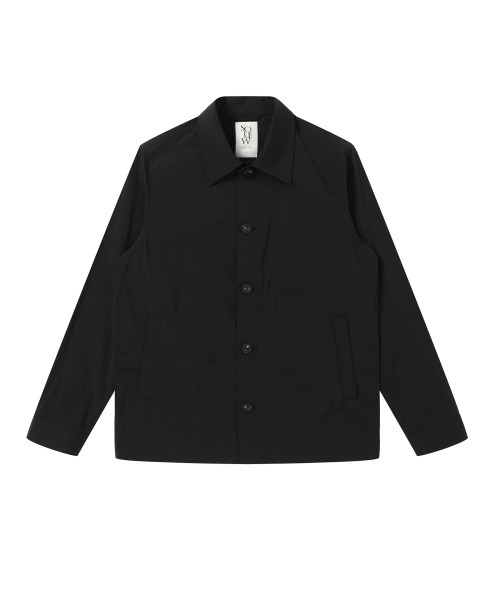 SOLEW(ソル)の「エアシェルシャツジャケット_ブラック(ナイロンジャケット・メンズ・その他・SMALL/MEDIUM/LARGE/X-LARGE)」の1枚目の写真