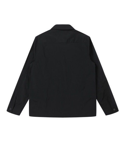 SOLEW(ソル)の「エアシェルシャツジャケット_ブラック(ナイロンジャケット・メンズ・その他・SMALL/MEDIUM/LARGE/X-LARGE)」の2枚目の写真