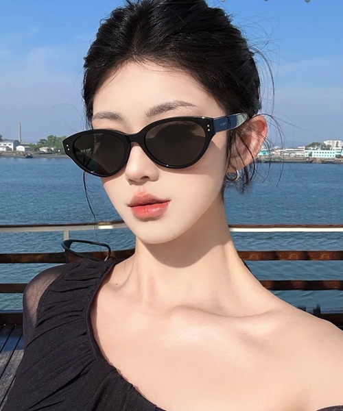 HALEY PESCA(ヘーリーペスカ)の「HALEY PESCA/【トレンド】キャットアイサングラス(サングラス・レディース・レオパード/ブラック・FREE)」の8枚目の写真