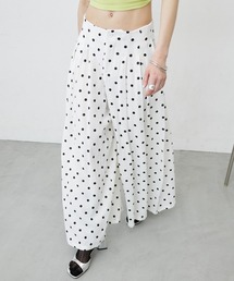 Dot Wide Easy Pants/ドット柄ワイドイージーパンツ