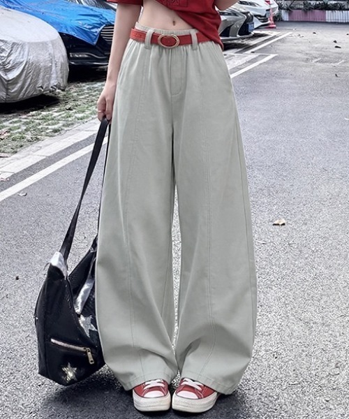 yuue' ( wear )(ユーイ)の「タックカーブワイドパンツ(その他パンツ・レディース・ブラック/ベージュ/ライトグレー・M/L/S)」の14枚目の写真
