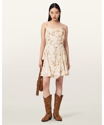 CLAIRE FLORAL MINI DRESS | CLAIRE フローラル ミニ ドレス・ワンピース