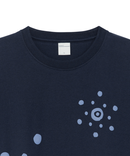 THECOLDESTMOMENT(ザコールデストモーメント)の「TCM droplet T (navy)(Tシャツ/カットソー・レディース・その他・LARGE/MEDIUM/SMALL)」の5枚目の写真