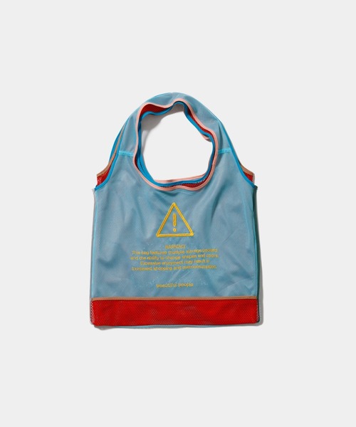 beautiful people(ビューティフルピープル)の「flip gratitude mesh marche bag(トートバッグ・レディース・レッド/ブラック/イエロー・FREE)」の6枚目の写真