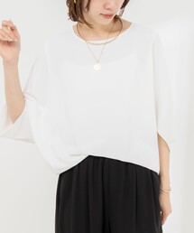 NOLLEY’S | 【WEB限定】ウォッシャブルジョーゼットコクーンブラウス(シャツ/ブラウス)