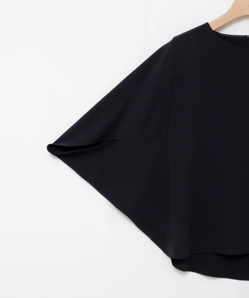NOLLEY’S(ノーリーズ)の「【WEB限定】ウォッシャブルジョーゼットコクーンブラウス(シャツ/ブラウス・レディース・チャコールグレー/ホワイト/ブラック・38)」の17枚目の写真