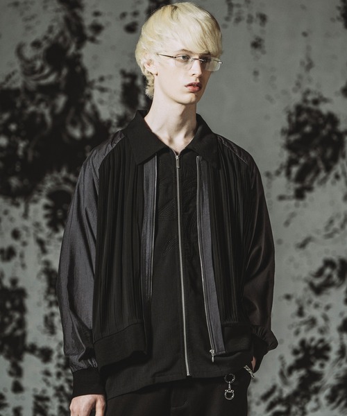 NO ID.(ノーアイディ)の「【NO ID.】Art Stitch ZIP SH BLZ / アート ステッチ ジップ シャツ ブルゾン(シャツ/ブラウス・メンズ・ブラウン/ブラック/グレー・ONE SIZE)」の17枚目の写真