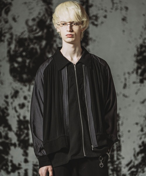 NO ID.(ノーアイディ)の「【NO ID.】Art Stitch ZIP SH BLZ / アート ステッチ ジップ シャツ ブルゾン(シャツ/ブラウス・メンズ・ブラウン/ブラック/グレー・ONE SIZE)」の18枚目の写真