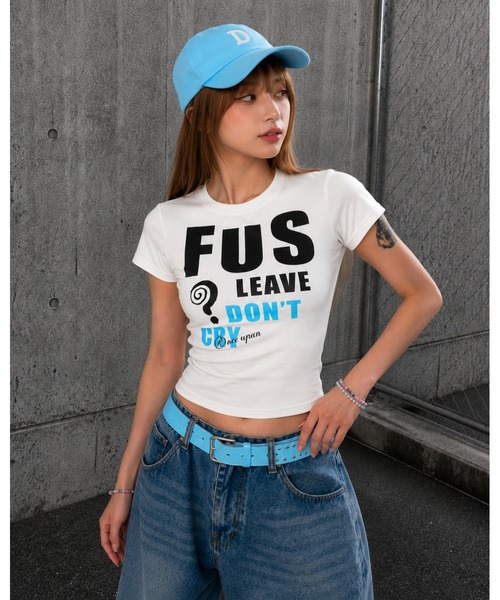 inst.ALL（インストール）の「ストリートロゴコンパクトTシャツ（Tシャツ/カットソー・レディース・ホワイト/ブラック・M）」の10枚目の写真
