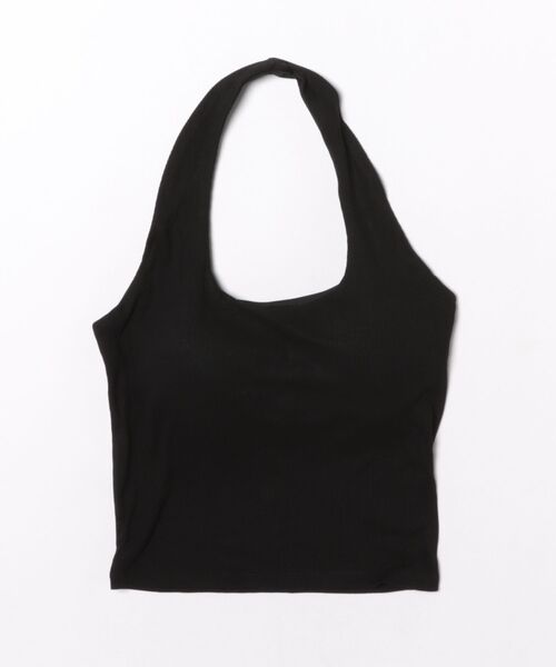 EMODA（エモダ）の「HALTER NECK RIB T/T（Tシャツ/カットソー・レディース・ブラウン/グレー/ブラック・FREE）」の2枚目の写真
