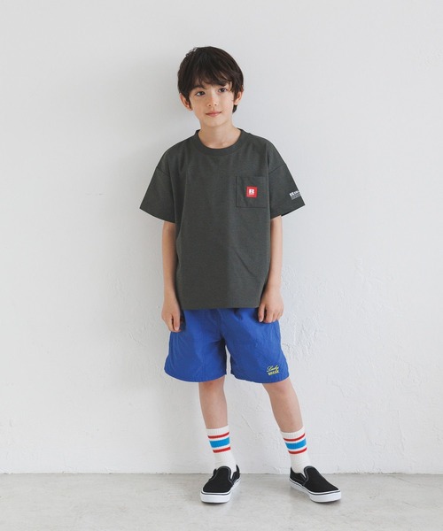 Russell Athletic（ラッセルアスレティック）の「[吸水速乾・シワ軽減]【RUSSELL ATHLETIC】別注Dri-PowerTシャツ(KIDS)（Tシャツ/カットソー・キッズ・グレー/ホワイト/チャコール・130cm/150cm/140cm）」の6枚目の写真