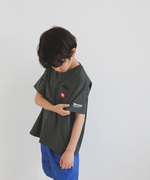 Russell Athletic（ラッセルアスレティック）の「[吸水速乾・シワ軽減]【RUSSELL ATHLETIC】別注Dri-PowerTシャツ(KIDS)（Tシャツ/カットソー・キッズ・グレー/ホワイト/チャコール・130cm/150cm/140cm）」の9枚目の写真