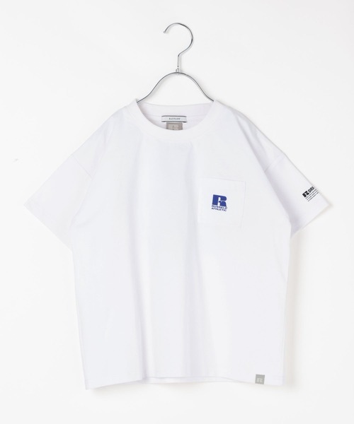 Russell Athletic（ラッセルアスレティック）の「[吸水速乾・シワ軽減]【RUSSELL ATHLETIC】別注Dri-PowerTシャツ(KIDS)（Tシャツ/カットソー・キッズ・グレー/ホワイト/チャコール・130cm/150cm/140cm）」の14枚目の写真