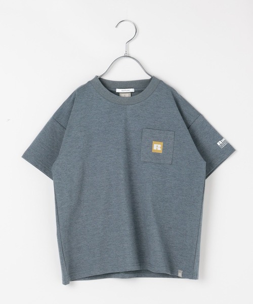 Russell Athletic（ラッセルアスレティック）の「[吸水速乾・シワ軽減]【RUSSELL ATHLETIC】別注Dri-PowerTシャツ(KIDS)（Tシャツ/カットソー・キッズ・グレー/ホワイト/チャコール・130cm/150cm/140cm）」の15枚目の写真